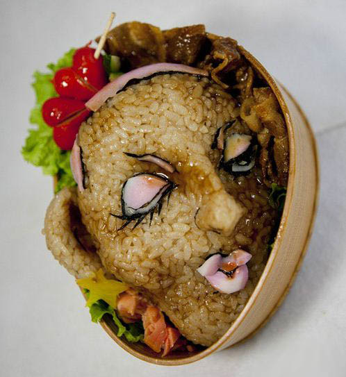 动漫人物也能做成食物？