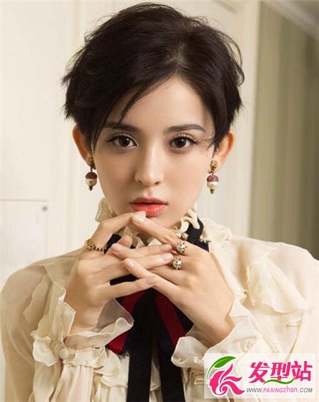 你也可以是“美男” 精灵短发女生发型