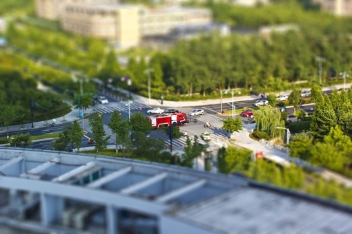 川流不息的街道  意境图片