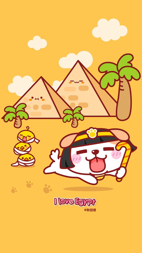 可爱狗狗 环游世界