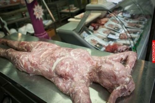 人肉屠宰场 英国绅士开始吃“人肉”了