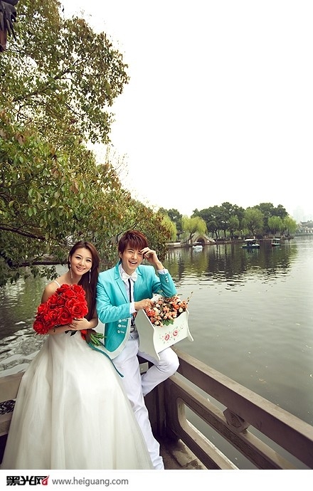 秋的浓意 婚纱照