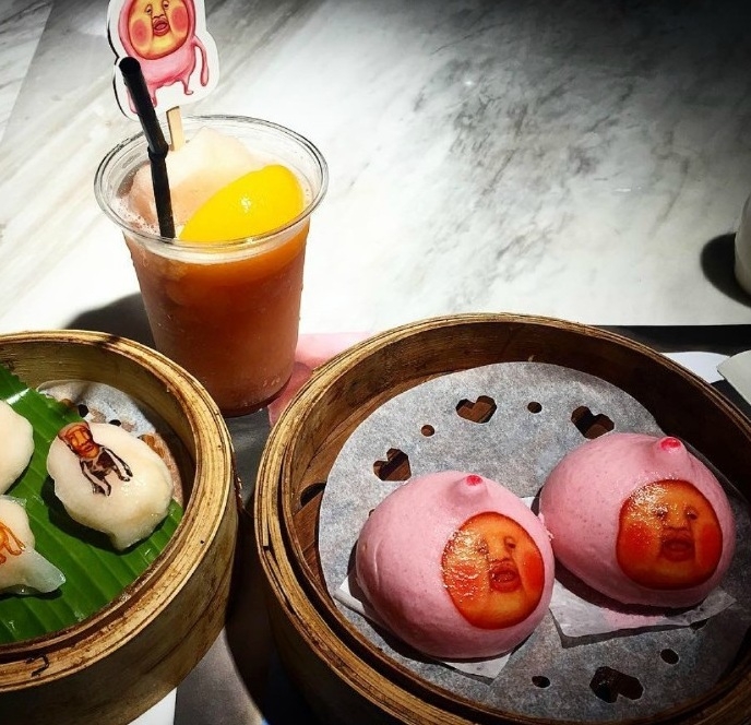 香港Dim Sum Icon屁桃君主题美食