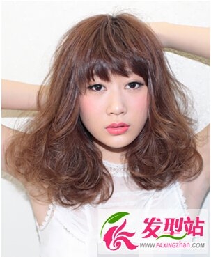 韩式女生烫发发型 韩式蛋卷头真的好显瘦！