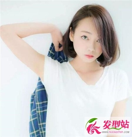 方脸女生短发发型  方脸短发波波头