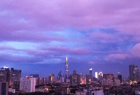 雨后南京晚霞惊艳朋友圈 南京唯美晚霞风景图片浪漫系列