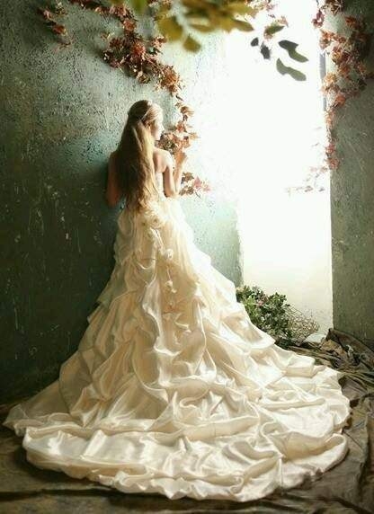 我想是每个女孩都有一个婚纱梦