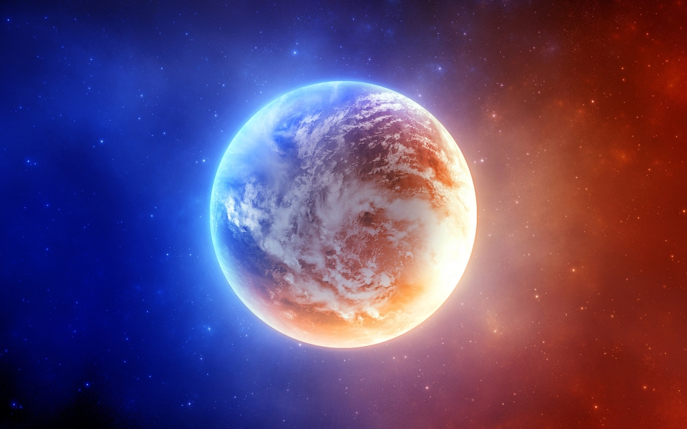 类地球行星电脑桌面