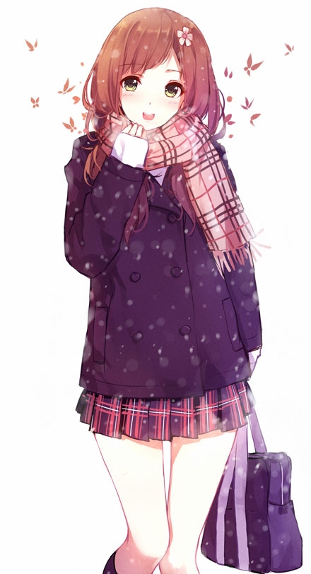 美少女校园制服可爱卡通图片