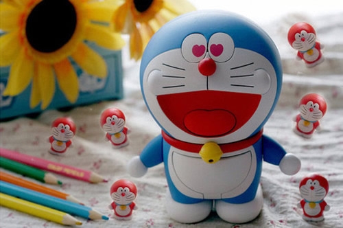 小清新卡通机器猫创意造型美图