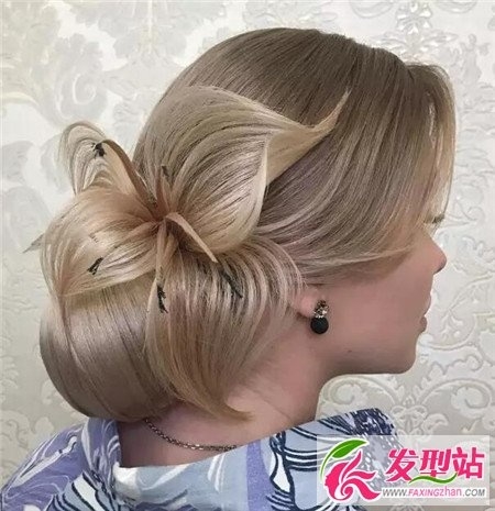 头发盘出花朵？花型盘发设计