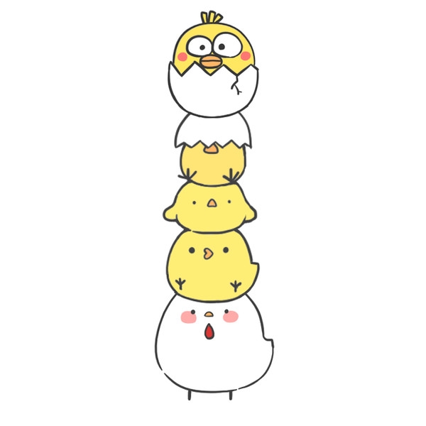 画一堆萌小鸡吧!