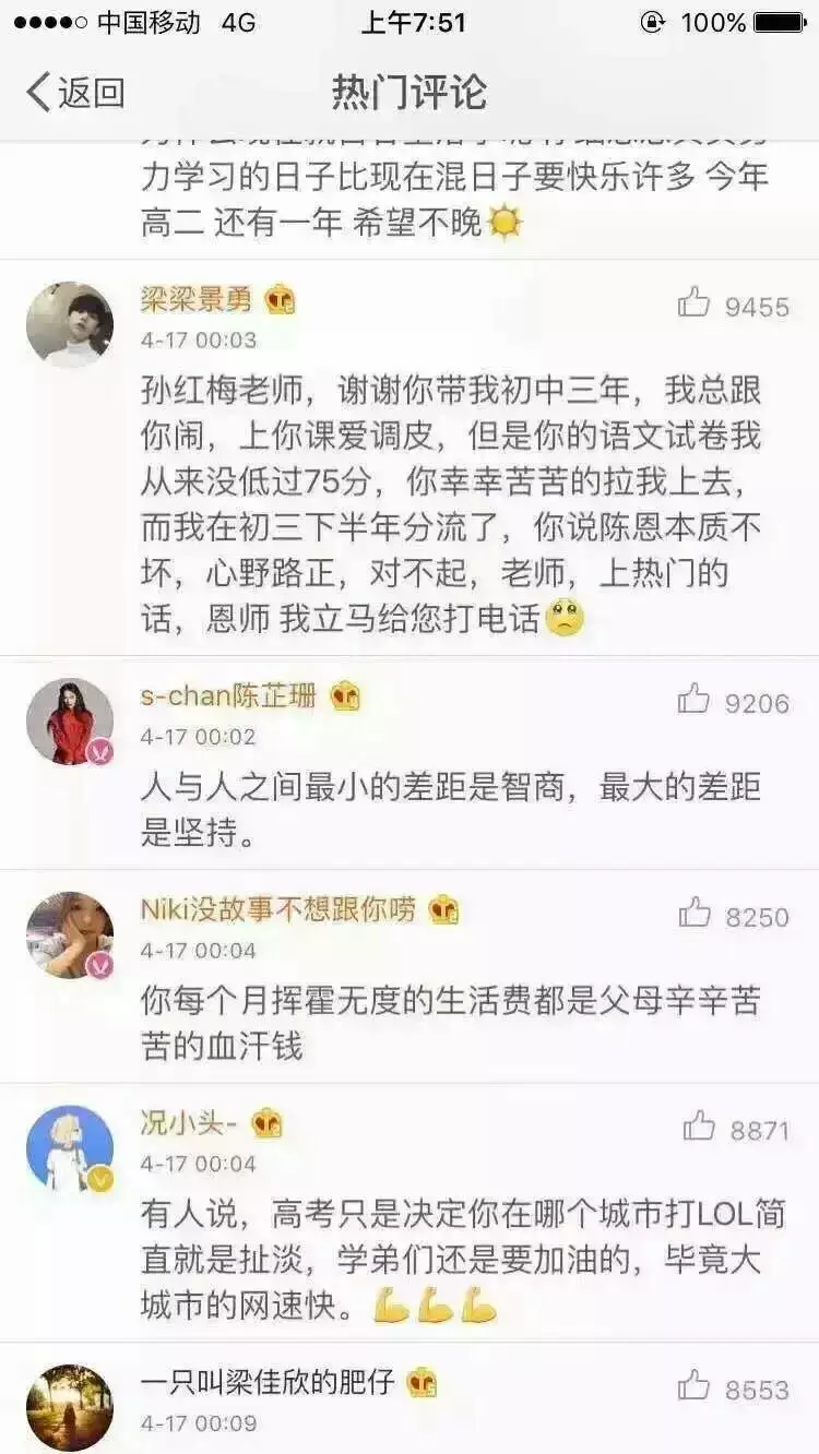 这些话能激起你学习的热情