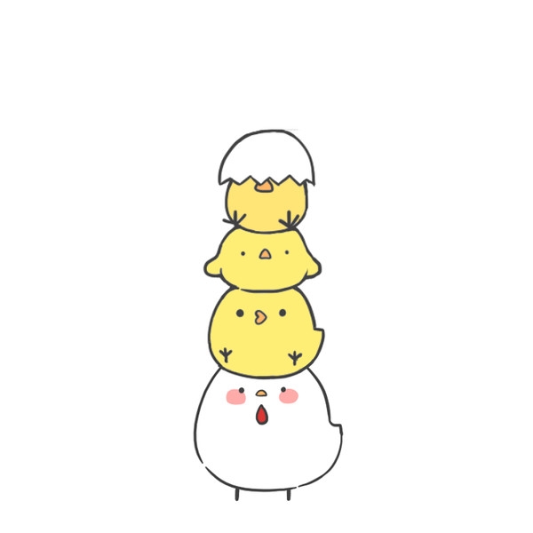 画一堆萌小鸡吧!