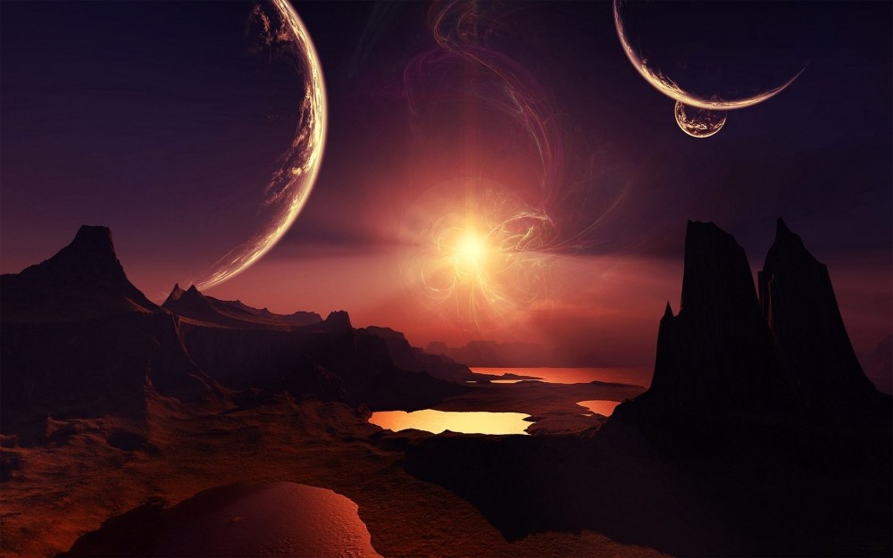 类地球行星电脑桌面