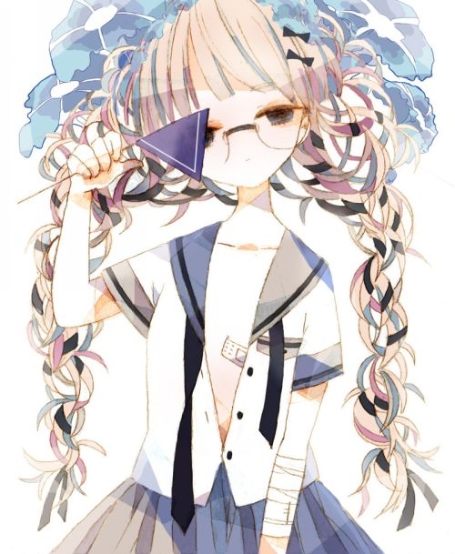 美女孩 插画系