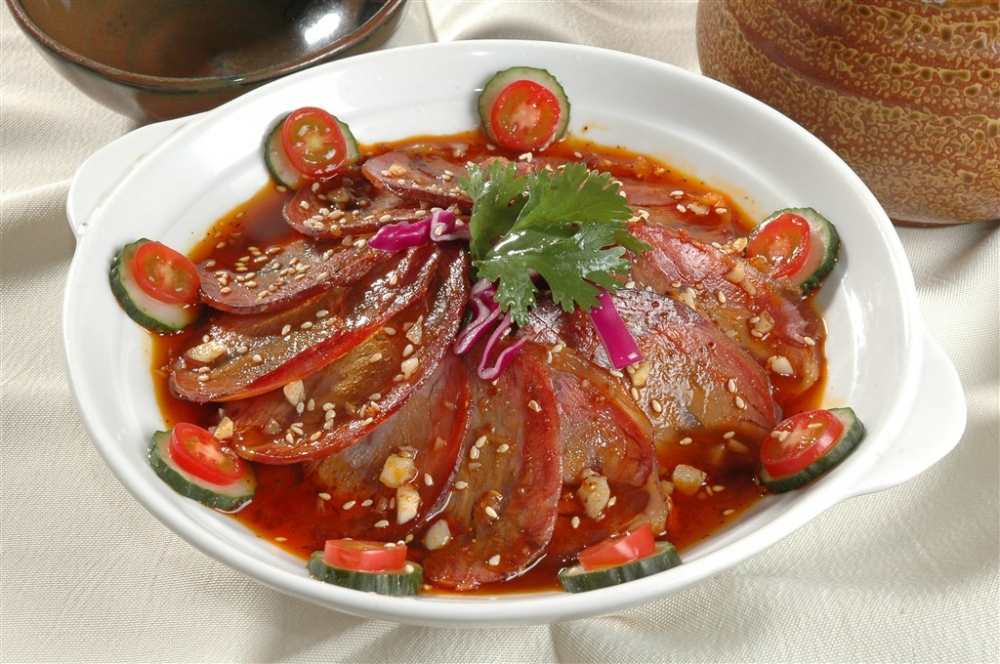 麻辣牛肉-凉菜系列美食素材图片