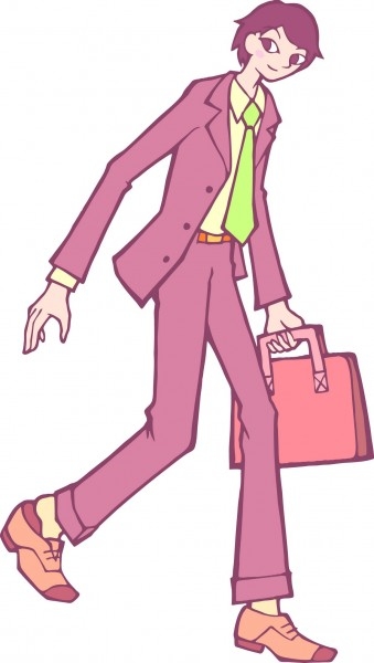 动漫职业男性插画卡通图片