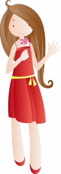 卡通女精灵矢量图片大全