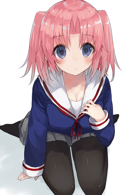 美少女校园制服可爱卡通图片
