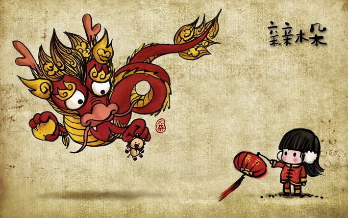 《亲亲木朵》卡通桌面壁纸 第二辑