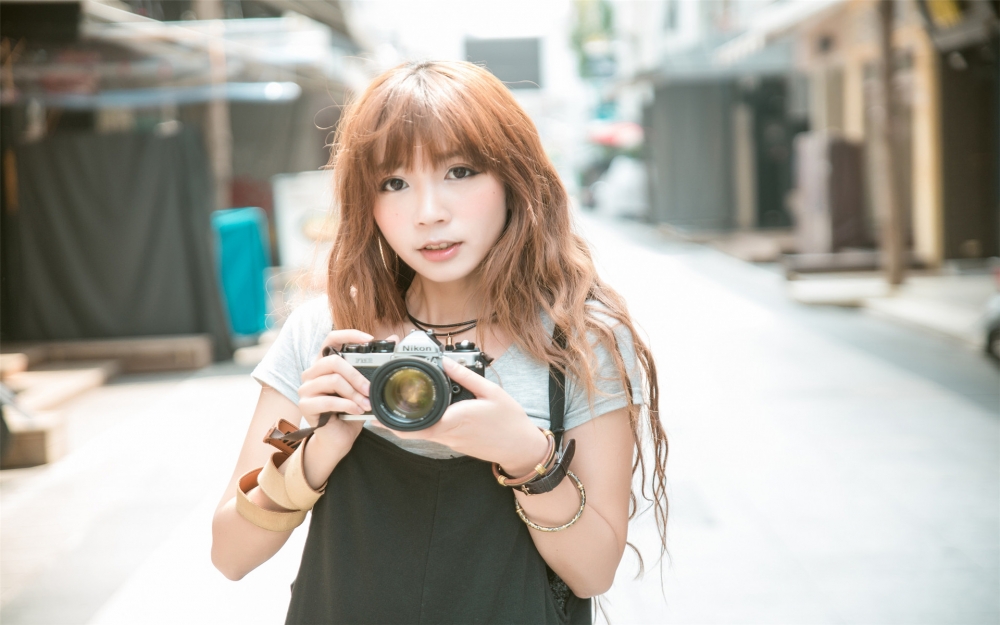 养眼迷人的小清新美女壁纸
