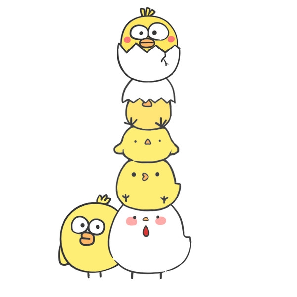 画一堆萌小鸡吧!