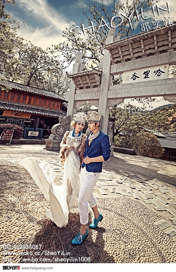 哈里谷之谜 婚纱照