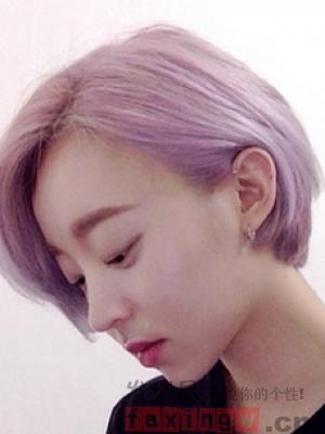 女生染什么发色好看？时尚个性化的染色发型图片