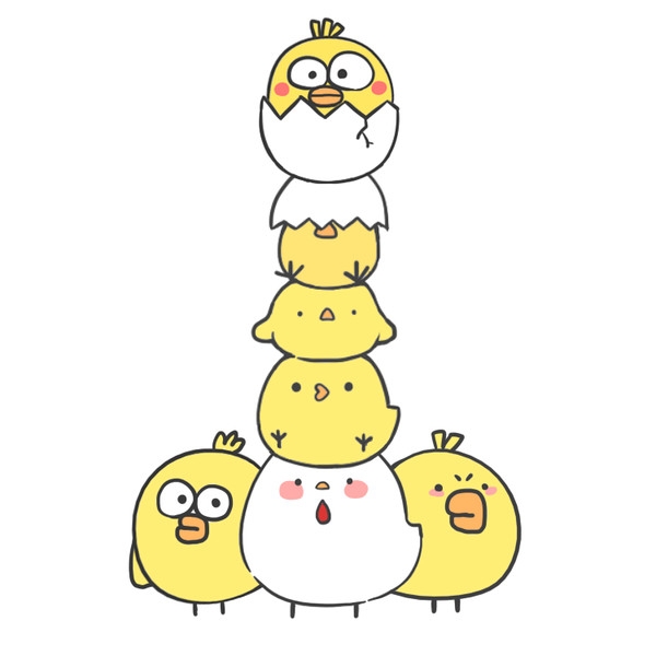 画一堆萌小鸡吧!