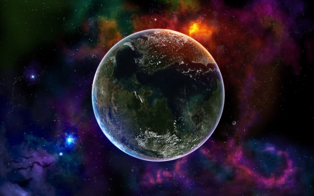 类地球行星电脑桌面