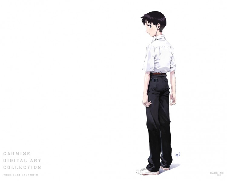 Carmine Digital Art贞本义行漫画桌面壁纸