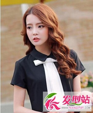 韩式女生烫发发型 韩式蛋卷头真的好显瘦！