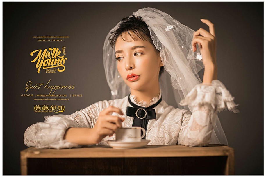 休闲一刻 婚纱照