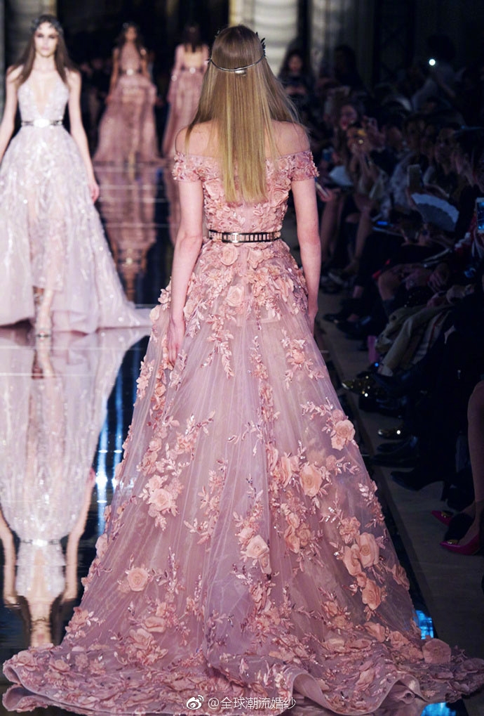 Zuhair Murad SS 2016 Haute Couture 背影真的超