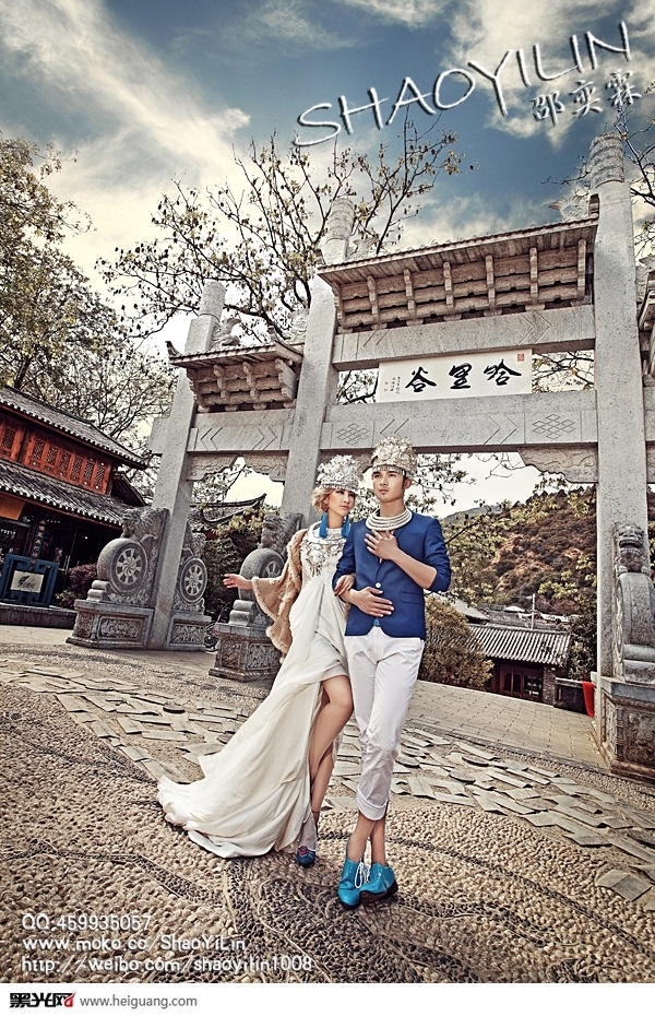 哈里谷之谜 婚纱照