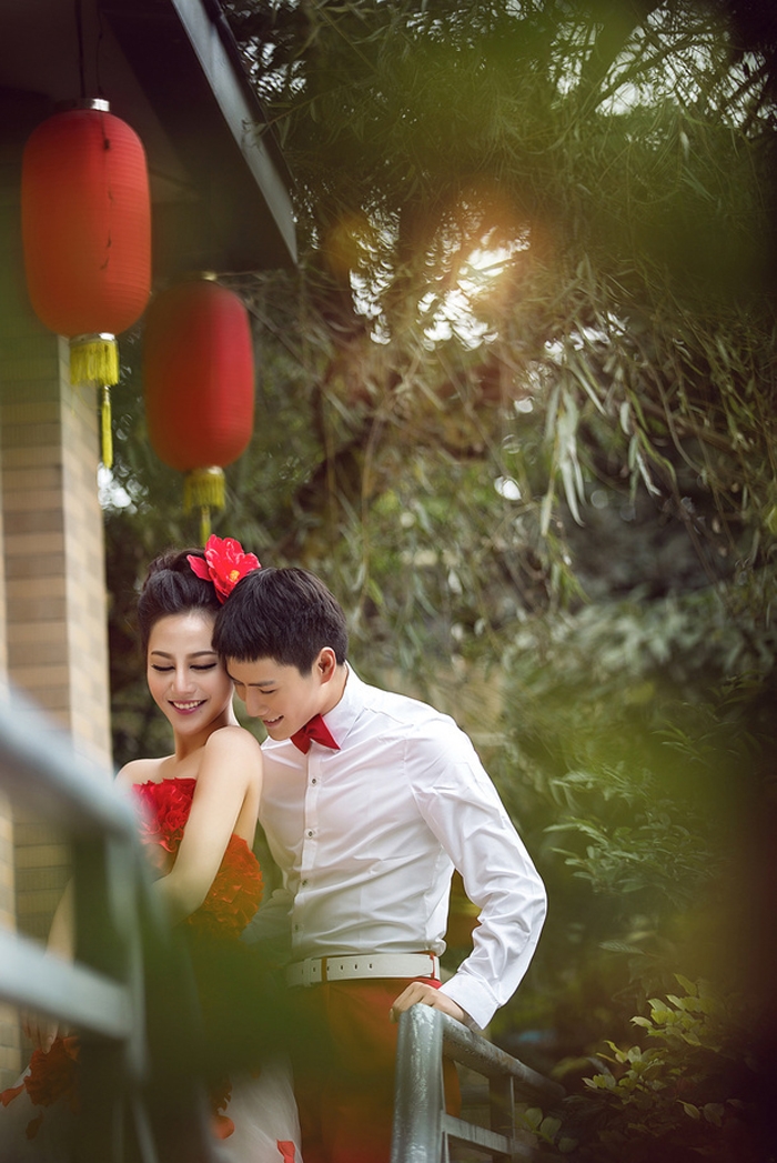 爱要大声说出来 婚纱照