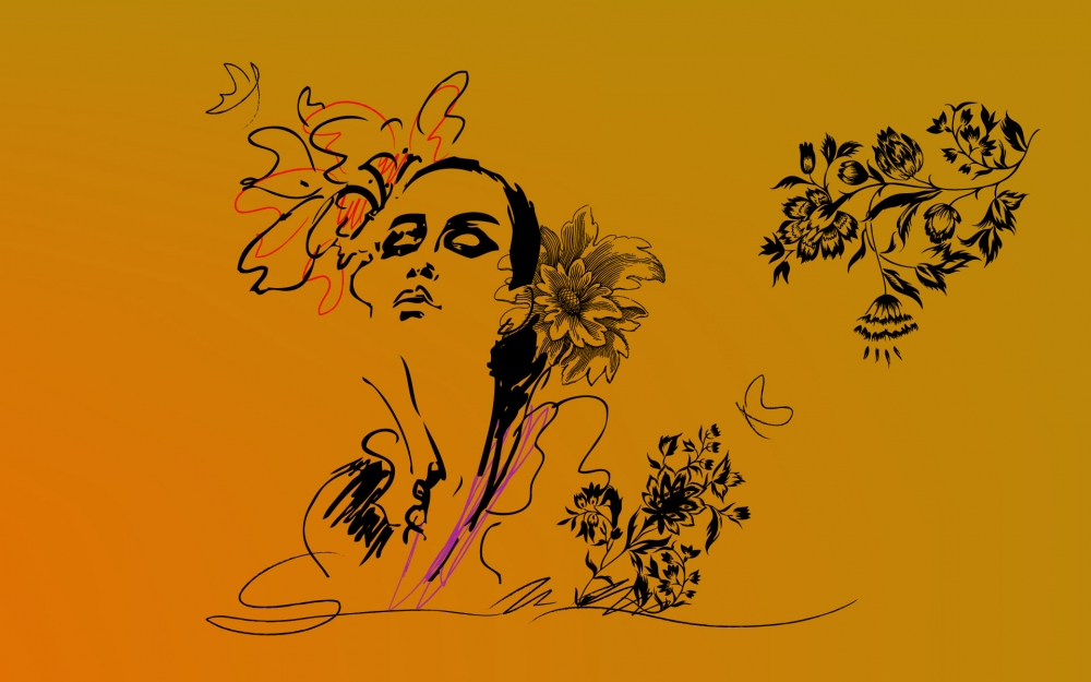 矢量女人花 第一辑
