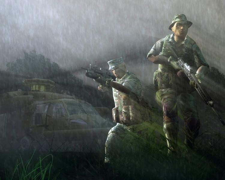 士兵插画桌面壁纸