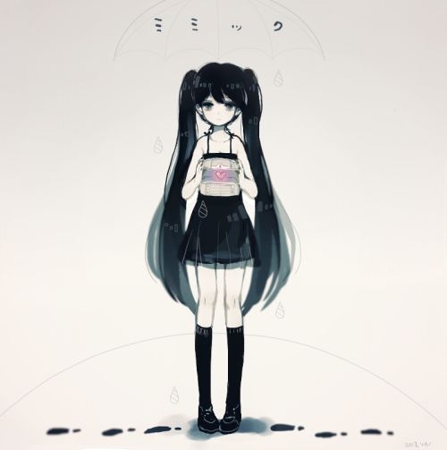 美女孩 插画系