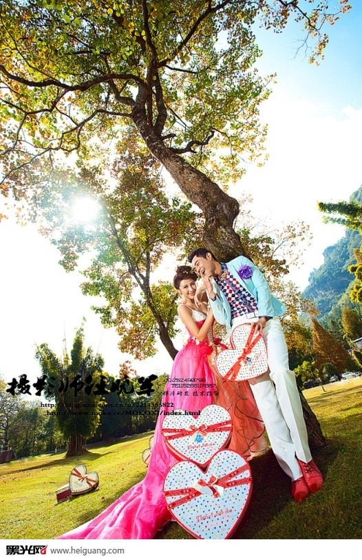 秋色 婚纱照