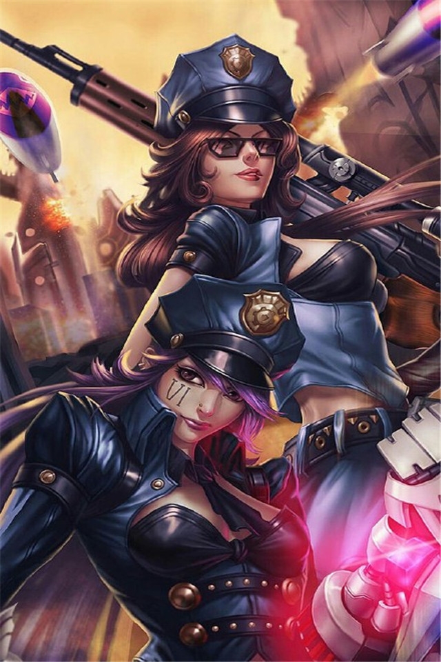 网络游戏英雄联盟LOL的女人高清手机壁纸下载
