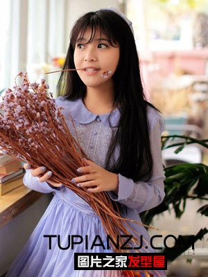 靓丽女生长发直发发型 淑女修颜