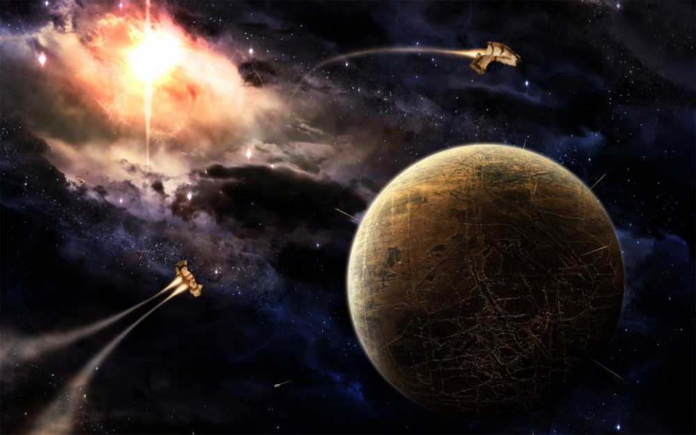 类地球行星电脑桌面