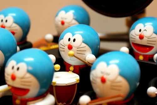小清新卡通机器猫创意造型美图