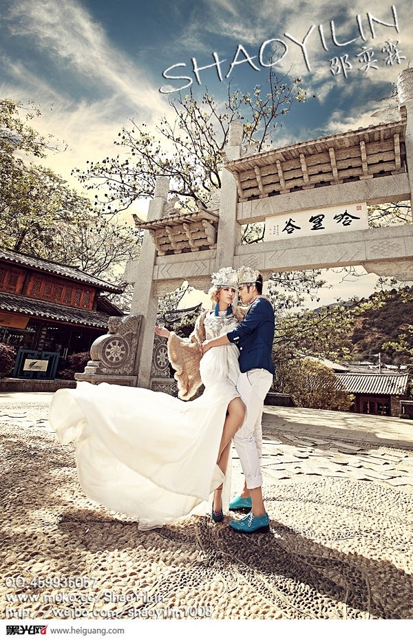 哈里谷之谜 婚纱照