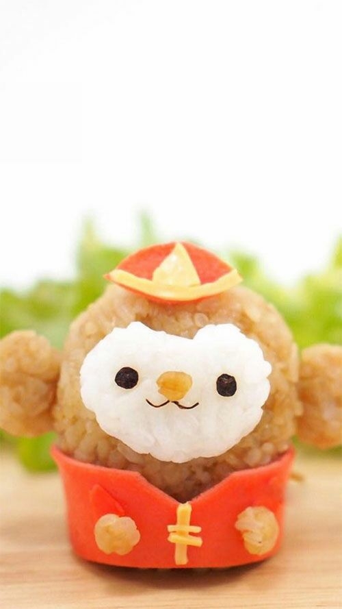 可爱的饭团团