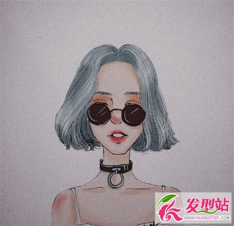 卡通版女生短发 甜美演绎画中仙