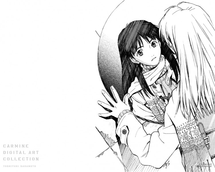 Carmine Digital Art贞本义行漫画桌面壁纸