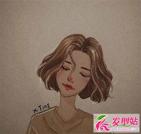 卡通版女生短发 甜美演绎画中仙